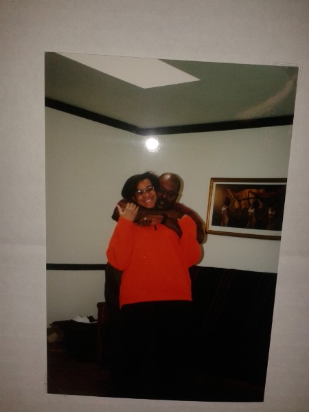 Gerald hugging M'rinda