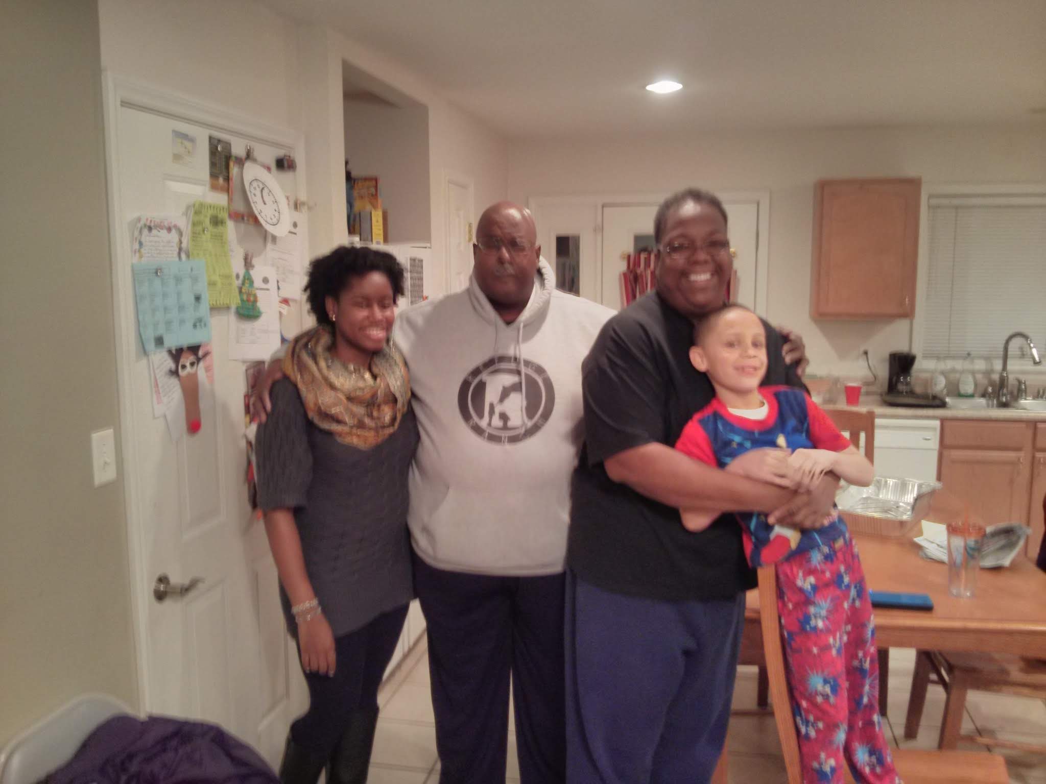 Gerald with family at a gathering