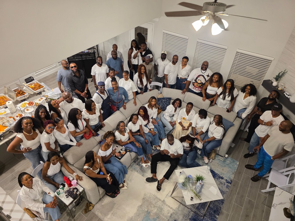 Another overhead group view